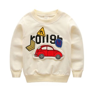 Vendita calda carino decorazione auto colore bianco girocollo moda <span class=keywords><strong>felpa</strong></span> - Product Image 1