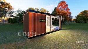Maisonnette Apple préfabriquée moderne et populaire, prête à être expédiée, <span class=keywords><strong>conteneur</strong></span> extensible pour bureau à domicile, entrepôt ou logement secondaire idéal - Product Image 4