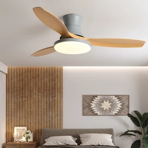 <b>Ceiling</b> <b>Fan</b> Light With Led Fixed Blade Inverter For Bedroom Living Room Home Use Low Floor Mounting - Product Image 3