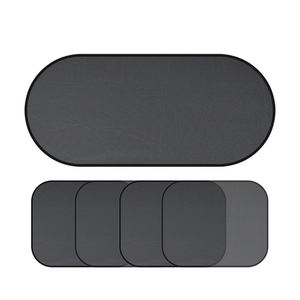 Pare-soleil de voiture, protection de la fenêtre arrière, pare-soleil en maille réglable, pare-soleil pliable, bloqueur de lumière, écran de confidentialité, visière solaire, rideau - Product Image 3