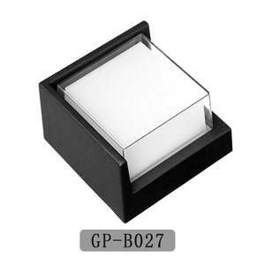 Lampe murale extérieure GP-B027 12W LED étanche moderne minimaliste carrée en aluminium - Product Image 1