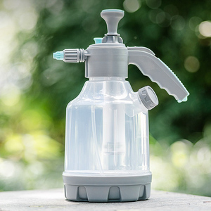 Pulvérisateur sous pression 2L 3L avec corps transparent, port de remplissage 3-en-1, buse réglable et lance <span class=keywords><strong>d</strong></span>'extension pour le jardinage et le nettoyage - Product Image 1