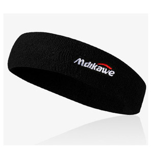 Großhandel Blank Personal isierte Baumwolle Frottee Rutsch feste benutzer definierte Stickerei Elastic Tennis Sport Kopf Schweiß bänder Stirnband - Product Image 1