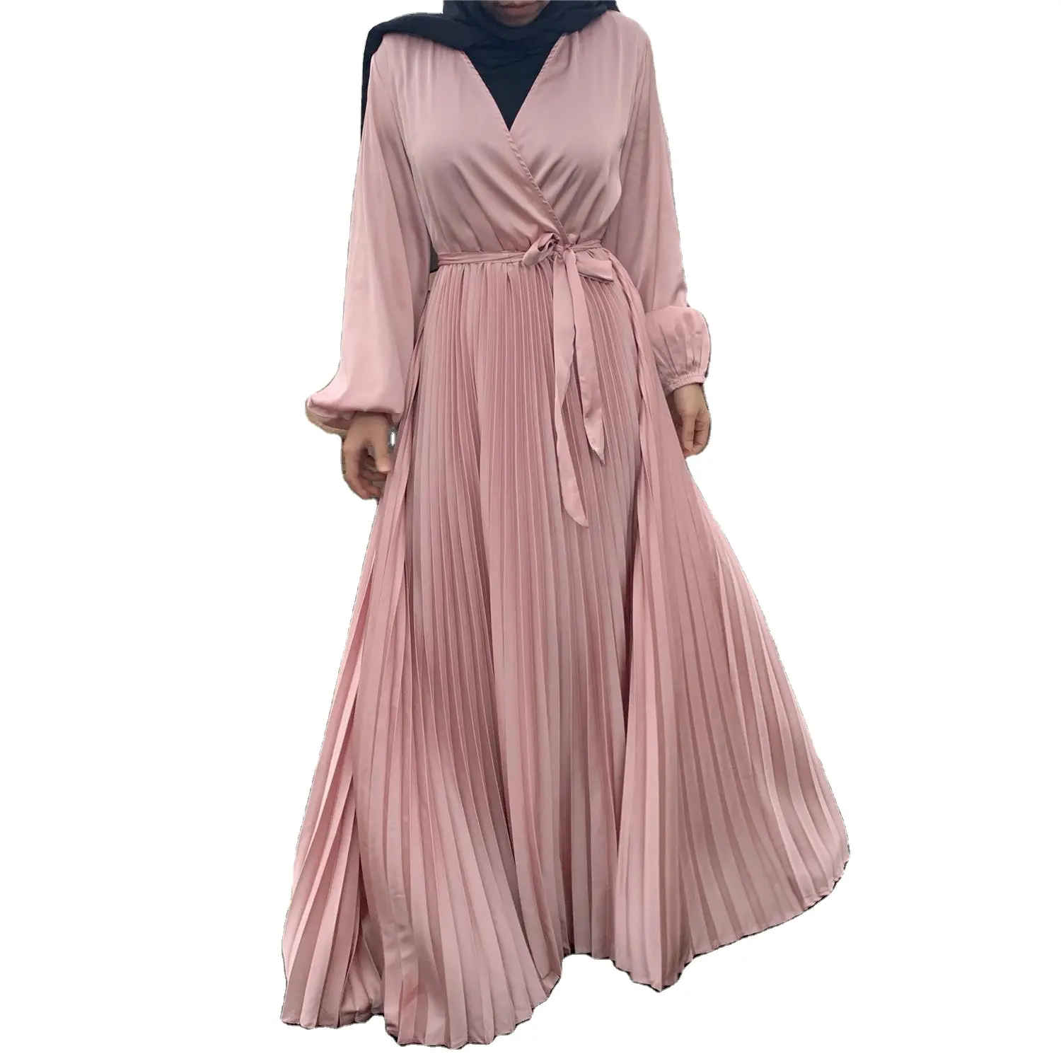 Fashion Islamic Clothing Best Selling Monsoon Turkish Abaya Abayas From Dubai Women Hijab Abaya Women Muslim Pleated Skirt