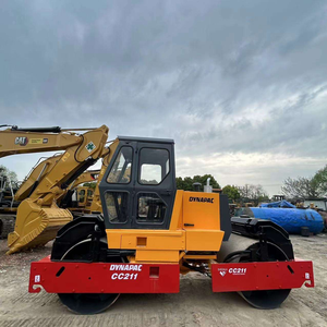 DYNAPAC CC211 Used Double Drum Tire Roller with Hybrid Engine Motor & Pump 53KW Power-Nice <b>Running</b> Condition for Hot Sale - Product Image 6