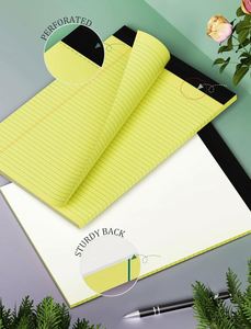 Pastel Yellow A5 Sticky Notes Lines 60 Sheet Self-Adhesive Repositionable Large <b>Pad</b> 15 X 21 Cm Leather Bound Loose-Leaf A4 - Product Image 6
