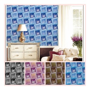 Diseños de papel tapiz y ropa de pared, papel tapiz de pvc para techo, papel tapiz imprimible, papel tapiz azul - Product Image 5