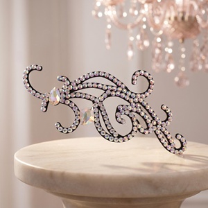 Accessoires de <span class=keywords><strong>chignon</strong></span> en strass pour <span class=keywords><strong>mariée</strong></span>, pour mariage, concours de danse latine et spectacles sur scène - Product Image 5