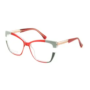 Customized Logo For Women's New Large Frame TR90 Presbyopia Glasses Fashionable Rectangular Anti Blue Light Reading Glasses