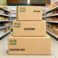 Boîte en carton ondulé longue et rectangulaire pour l'emballage logistique, taille personnalisée, imperméable, écologique, fabriquée en usine