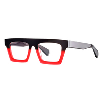 Montures de lunettes optiques carrées en acétate, anti-lumière bleue, lunettes de lecture pour diamant, légères, durables, lunettes à monture intégrale, étui à lunettes