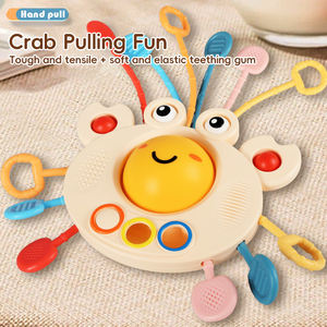 Giocattoli <span class=keywords><strong>Montessori</strong></span> Personalizzati di Piccole Dimensioni con Corda da Tirare, Giocattoli Sensoriali per Neonati, Giochi per l'Allenamento delle Dita per l'Apprendimento Precoce - Product Image 6