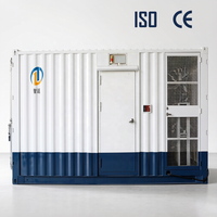 Conteneur de centre de données modulaire 40 pieds, solution clé en main à refroidissement par air, prix usine pour cluster de formation GPU
