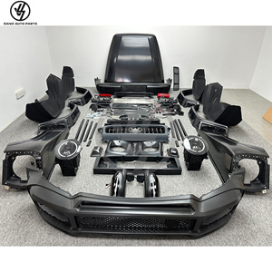 Nouveau kit carrosserie en matériau PP pour W463 G500 G55 AMG G63 G-Wagon avec capot, pare-chocs, phares, 2002-2018, ajustement précis 1:1 - Product Image 2