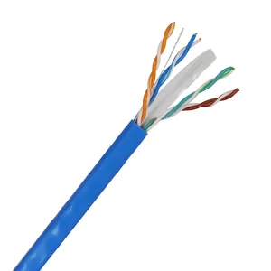 1000MHZ Cat7 Cat6A Lan Cable 4pair 23awg Full Copper PVC/LSZH Jacket Shielded Cat 6a Ethernet Cable Test