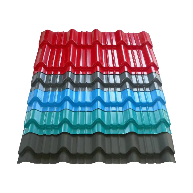 28 32 gauge double layer ral color painted zinc galvanized corrugated roofing sheets