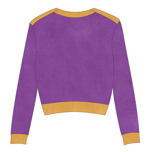 ODM de haute qualité en gros personnalisé grec lettre Logo ZP sororité B câble femmes <span class=keywords><strong>pull</strong></span> <span class=keywords><strong>avec</strong></span> perle épaule ornements - Product Image 2