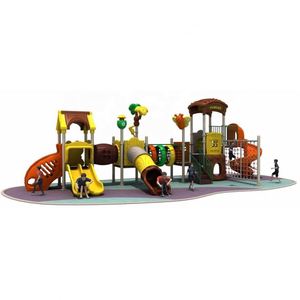 Full of Interest <b>Plastic</b> Outdoor Playground Galvanized Steel Tube Children's Amusement Park <b>Slide</b> for Sale - Product Image 6
