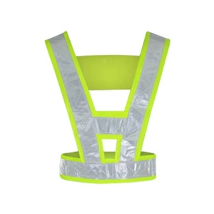 Chaleco de Trabajo de Alta Visibilidad Personalizado, Chaleco de Seguridad Reflectante Fluorescente para Administración Vial - Product Image 1