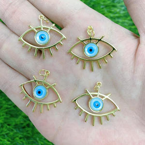 Серебряная подвеска CZ8626 18K с фианитами, украшенная фианитом, «Мама-паук», кулоны с фианитами, «турецкие злые глаза», Очаровательная подвеска с защитой от сглаза - Product Image 5