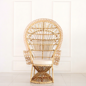 Prix spécial contemporain en osier rotin paon chaise Villa parc balcon salon jardin mobilier d'extérieur salon appartement - Product Image 1