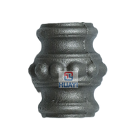 Colonne en fil métallique 3D en fer forgé élégante Huayi, décoration de portail de jardin extérieur, écologique, durable, modélisation 3D personnalisée