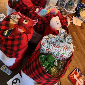 Nueva bolsa de regalo de <span class=keywords><strong>enano</strong></span> de gran capacidad de Navidad, <span class=keywords><strong>nombre</strong></span> bordado personalizado, bolsa de regalos de Año Nuevo para niños de Navidad - Product Image 2