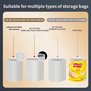 Selladora de Alimentos al Vacío Automática, 110v 220v 80Kpa 120w, para Empacar Alimentos, Selladora de <span class=keywords><strong>Bolsas</strong></span>, Máquina Selladora de Alimentos al Vacío para Cocina - Product Image 6