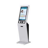 Terminal de paiement tout-en-un en libre-service à écran tactile capacitif de 21.5 pouces borne automatique en libre-service