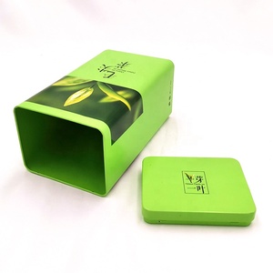 Tùy chỉnh <span class=keywords><strong>in</strong></span> thân thiện với môi tinplate hình chữ nhật Trà hộp thiếc với áp lực Nắp cấp thực phẩm - Product Image 6
