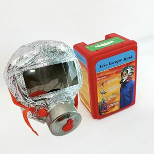 Masker kedap udara bersertifikasi CCC, masker penyelamatan diri dari api Anti Gas Hotel rumah perlindungan api, peralatan penyelamatan pernapasan dengan tudung penghalus - Product Image 1