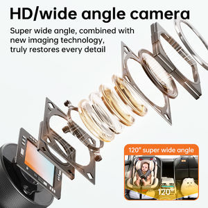 360 Angle HD avec application infrarouge utiliser le téléphone visualisation infantile dans le siège orienté vers l'arrière enfant bébé à l'intérieur de la caméra de moniteur de voiture pour IOS Android - Product Image 2