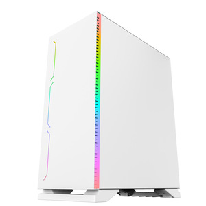 Wholesale White Pink Black PC <strong>Case</strong> Ocean View Through Light <strong>Design</strong> Pc <strong>Case</strong> M-atx Glass Gaming <strong>Computer</strong> <strong>Case</strong> - Product Image 4