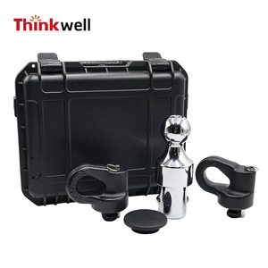 Boule d'attelage Thinkwell 60692 en acier de 2 pouces avec chaînes de sécurité pour crochet de remorquage de camion - Product Image 3