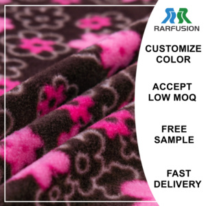 Sudadera con capucha personalizada para niñas, resistente a las arrugas, para dormir al aire libre, 100% poliéster, tela polar con estampado de un solo lado - Product Image 3