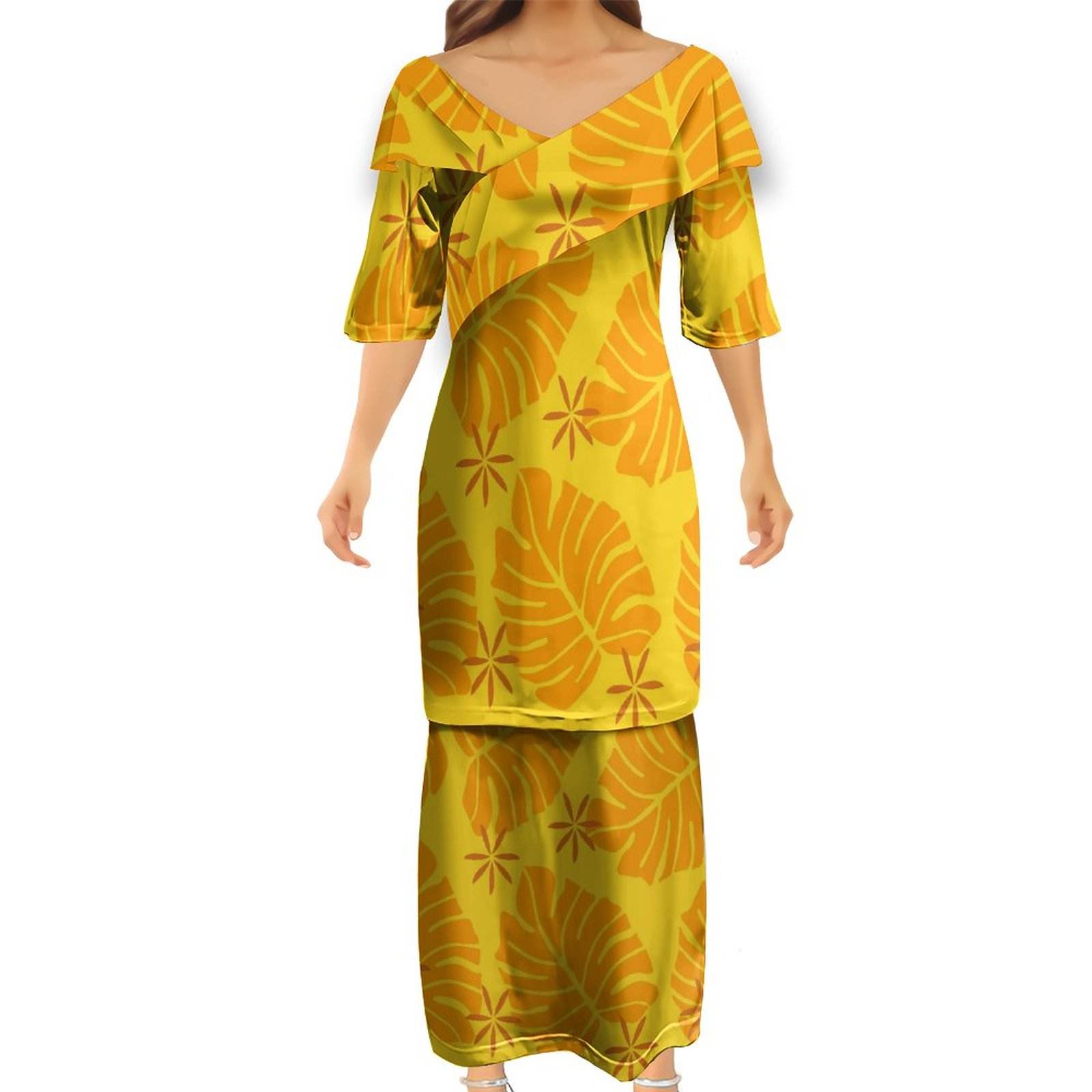 Roupa feminina tradicional havaiana, conjunto de roupas femininas