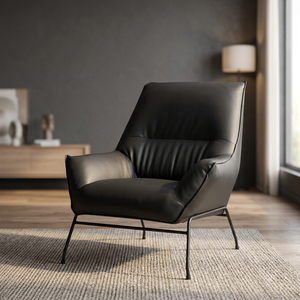 Multi-Function PU Leather Sofa <b>Bed</b> Chaise Lounge Chair Foam Filled Easy Assembly Small Apartment Modern Design Easy Home - Product Image 3