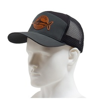 Gorra de Pesca de 7 Paneles con Logotipo Personalizado de Alta Calidad, Secado Rápido, Estilo Desgastado, Gorra Deportiva de Malla para Exteriores, Unisex, Ajustable, de Poliéster