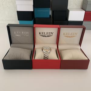 ผลิตภัณฑ์เพชรหนังแท้ดวงจันทร์นาฬิกาข้อมือนาฬิกาอัตโนมัติกลกล่องนาฬิกาสำหรับผู้ชาย - Product Image 2