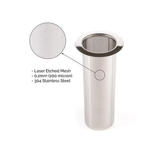 Cafetera de preparación fría de 64 OZ con filtro de acero inoxidable para café helado, té y limonada, tarro de albañil de boca ancha a prueba de fugas - Product Image 6