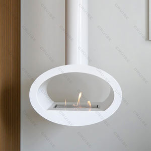 CRUISE <span class=keywords><strong>Moderne</strong></span> 360 Degrés Plafond Rotation Cheminée Intérieure 800mm <span class=keywords><strong>Suspendu</strong></span> Bio Ethanol Poêle pour Hôtels Villa <span class=keywords><strong>Moderne</strong></span> Suspendue - Product Image 1