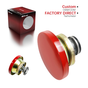 MrGauge Installation en un clic, <span class=keywords><strong>bouchon</strong></span> <span class=keywords><strong>de</strong></span> réservoir <span class=keywords><strong>de</strong></span> carburant universel non verrouillable rouge 87,5 mm 60,5 mm 50,5 mm pour voitures et camions universels - Product Image 1
