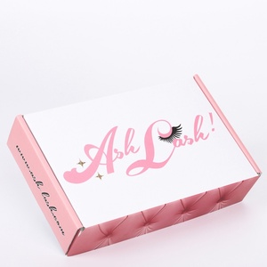 Custom Logo Eco-Friendly Recyclable Kraft Corrugated Cosmetic Eye Cream Blush Gift Fold <b>Box</b> UV Hot Stamping Embossing Four-Color - Product Image 2