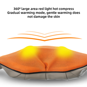 Masseur Shiatsu 4D avec chaleur pour le dos/le cou/les épaules/la taille - Pétrissage des tissus profonds, soulagement de la douleur, 3 vitesses - Product Image 5