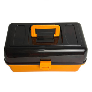 Grande boîte <span class=keywords><strong>de</strong></span> <span class=keywords><strong>rangement</strong></span> à 4 couches pour leurres souples <span class=keywords><strong>de</strong></span> pêche en plein air, hameçons à tête plombée, 547 pièces, avec accessoires orange - Product Image 4