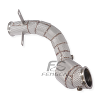Collecteur d'échappement isolé SS304 pour Mercedes Benz W213 E200 E260 E300 E320 E350el, tuyau d'échappement haute performance pour conduite à droite