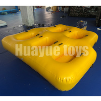 HUAYUE Wassersport 4 ~ 6 Personen Aufblasbares Schlepp boot Flying Crazy UFO Sofa Aufblasbares Schlepp rohr Donut Boot