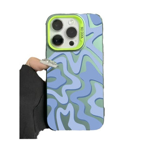 Thời trang màu sắc giản dị sọc mô hình in ấn điện thoại di động bìa chống bụi chống nước điện thoại thông minh bảo vệ trường hợp đối với iPhone - Product Image 4