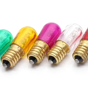 E14 12V 14V 24V 03W กลางแจ้งไฟตกแต่ง05W หลอดไฟ Led ขายส่งพลาสติก E14อีสเตอร์วัน Multicolor Led Festoon หลอดไฟ15