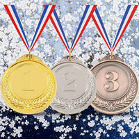 Médailles en argent personnalisées de haute qualité, en alliage de zinc durable, gravées, impression UV, sérigraphie, plaque de trophée sportive pour les vainqueurs